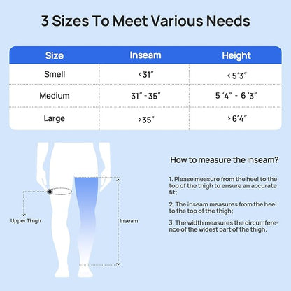 beoka Leg Massager for Circulation and Pain Relief, Cordless Air Compression