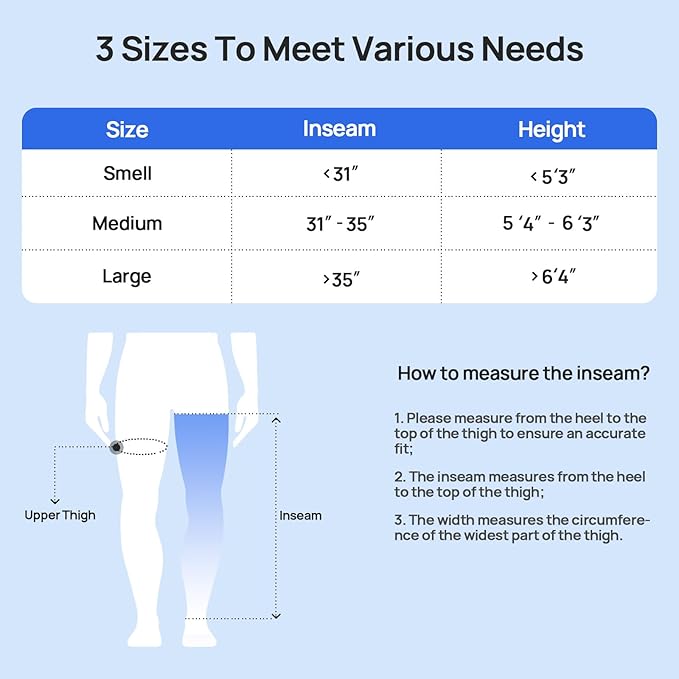 beoka Leg Massager for Circulation and Pain Relief, Cordless Air Compression