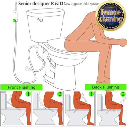 SonTiy Handheld Bidet Toilet Sprayer, Brass Cloth Diaper Sprayer Hand Held