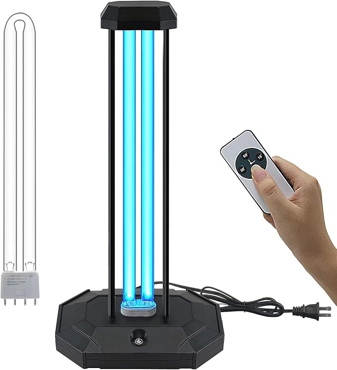 BAIMNOCM UVC Lamp 38W, UV Light Sanitizer Bulb, Ozone Germicidal lamp