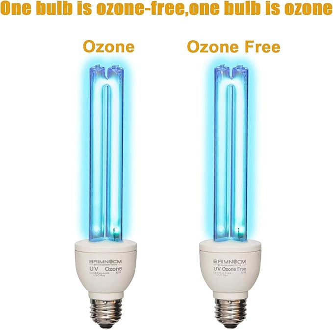 BAIMNOCM UV Light Bulb, UV-C Light Bulb 25 Watt E26 Base, One Bulb Ozone and