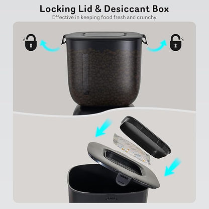 Automatic Cat Feeder and Water Dispenser FW1, Wire or Battery Cat Food
