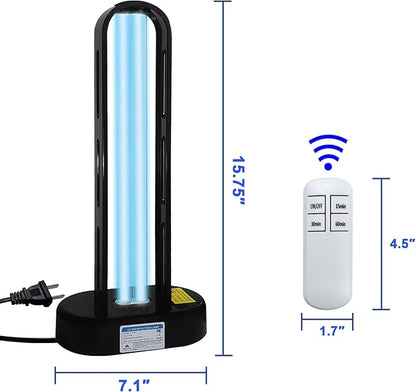 BAIMNOCM UV-C Lamp for Dust Mite 38 Watt 2 Pack, UVC Germicidal Lamp