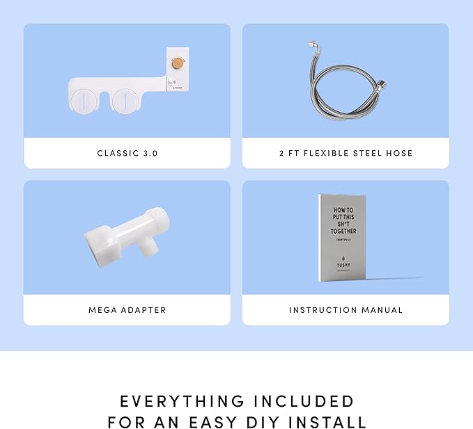 TUSHY Classic 3.0 Bidet Toilet Seat Attachment