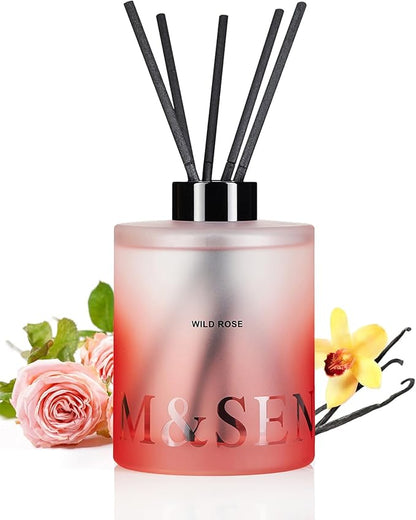 M&SENSE Wild Rose Reed Diffuser Set