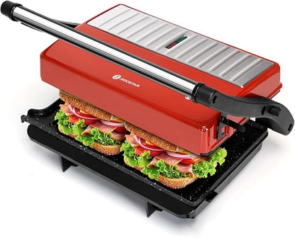 Panini Press Grill, Aigostar 1000W Sandwich Maker
