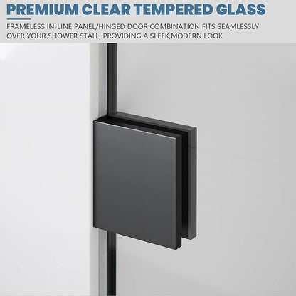 Bathroom Shower Glass Door 24 * 78"