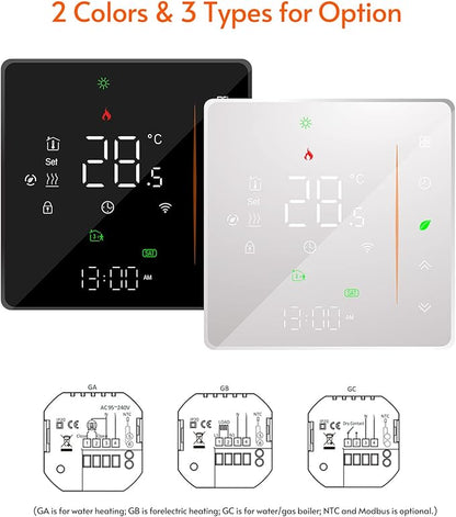 Matybobe WiFi Smart Thermostat Temperature Controller Weekly Programmable