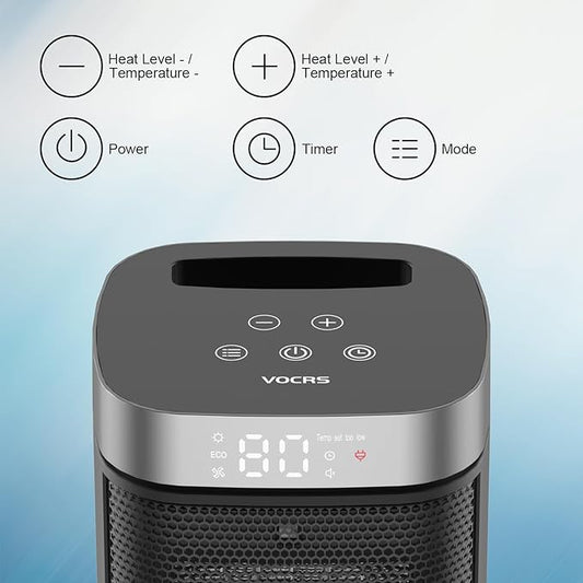 Small Portable Space Heater for Indoor Use