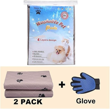 Washable Dog Pee Pads 36X54,Puppy Pads,Reusable Pet Training Pads,Waterproof Pet Pads for Dog Bed Mat,Super Absorbing Whelping Pads