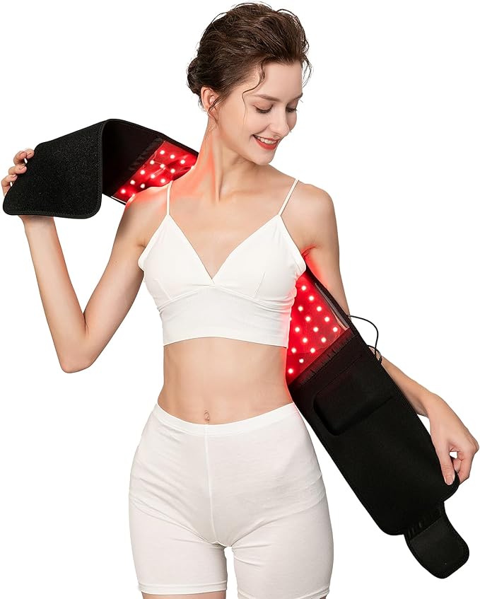 USUIE Red Light Therapy Belt, Infrared Light Therapy Wrap Red Light Therapy