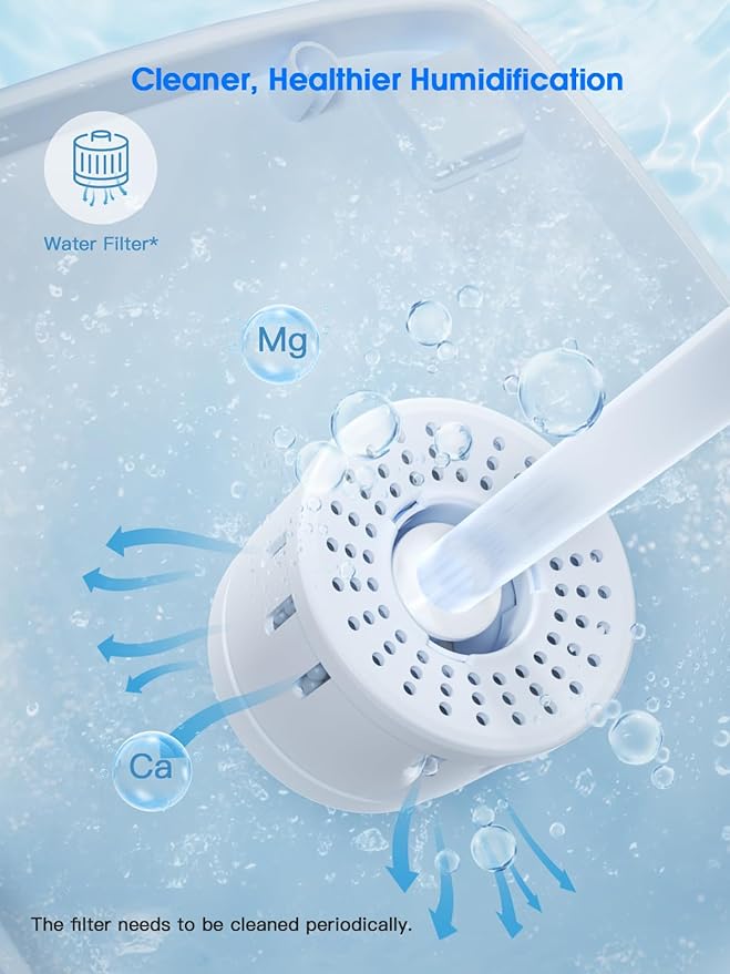 MONISEN 26L/5.7Gal Humidifier Large Room 3000 ft², Supersized Cool Mist