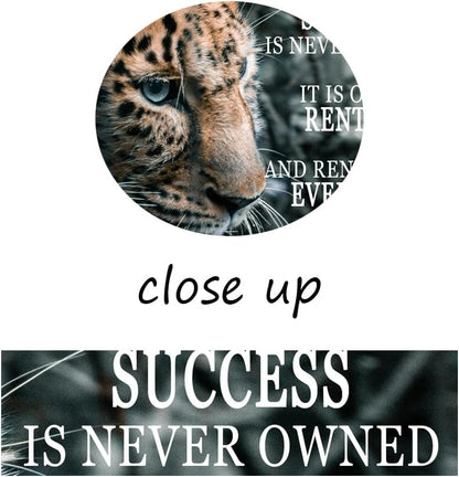 Motivational Wall Decor Success Entrepreneur Quotes Posters Success Is Rented Inspirational Wall Art For Office Living Room Bedroom Office Bathroom Canvas Print Framed Ready to Hang[18" W X 24" H]