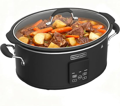 HOMECOOKIN Slow Cooker, Extra Large 10 Quart Digital Programmable Slow Cookers