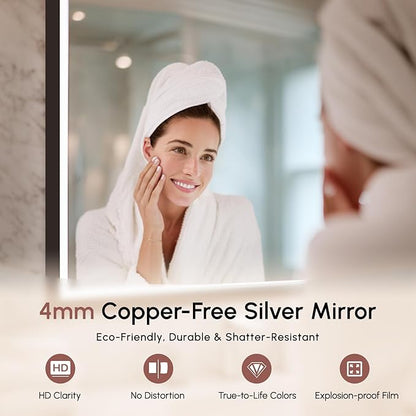 USHOWER 22X30 LED Bathroom Mirror