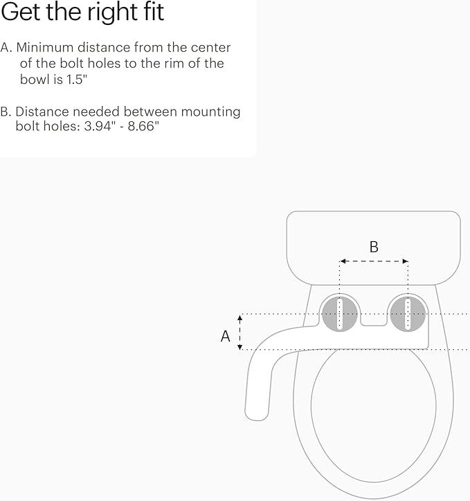 Brondell Fresh Spa Adjustable, Bidet Attachment FSA-15