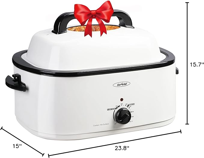 Sunvivi 26-Quart Roaster Oven, Electric Roaster Oven