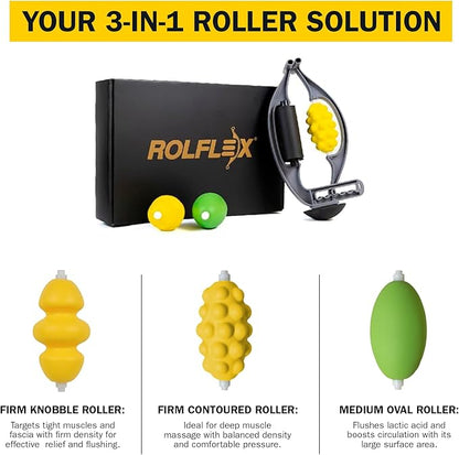 Rolflex The Massage Combo – 3-in-1 Roller