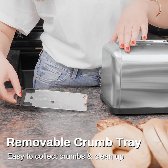 Toaster 2 Slice, Extra Wide Slot Toaster