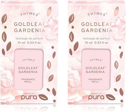 Thymes Goldleaf Gardenia Pura Smart Home Plug-in Diffuser Refills