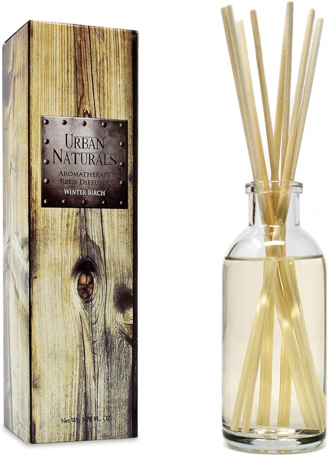 Urban Naturals Winter Birch Reed Diffuser Oil Gift Set | Birch Wood & Balsam