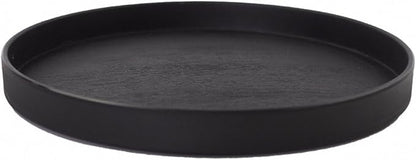 OMEM Reptile Food Bowl Water Dish,Feeding Dish, Birds Bowl (L, Black)