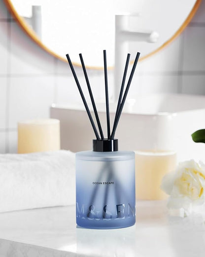 M&SENSE Ocean Escape Reed Diffuser Set