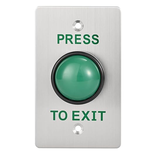 Push to Exit Button for Door Access Control Big Press Button IP68 Waterproof