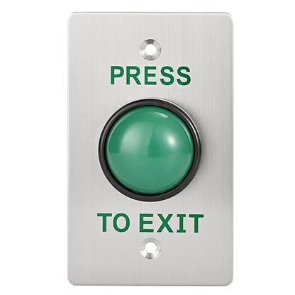Push to Exit Button for Door Access Control Big Press Button IP68 Waterproof