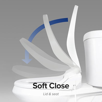 SmartBidet® SB-1200 Luxury Advanced Electric Smart Bidet Elongated White Toilet