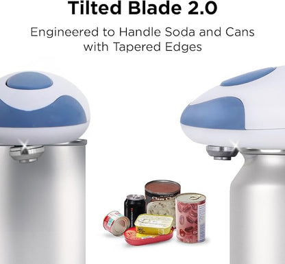 Kitchen Mama Auto 2.0 Electric Can Opener: Blade Opens Almost Any Can Pop or