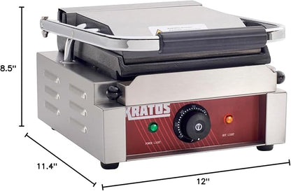 Kratos Commercial Electric Panini Sandwich Grill