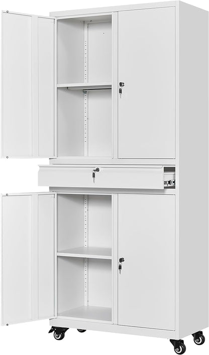 Yizosh Metal Garage Storage Cabinet