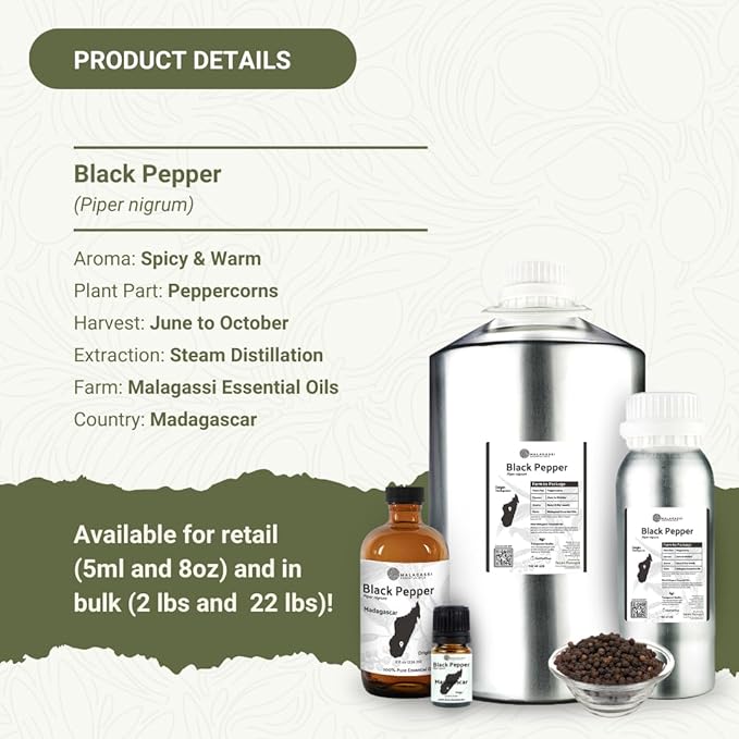 Black Pepper Essential Oil