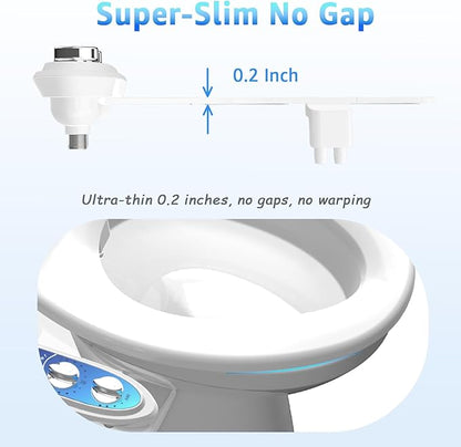 Bidet Attachment for Toilet, Non-Electric Fresh Cold Water, Toilet Bidet