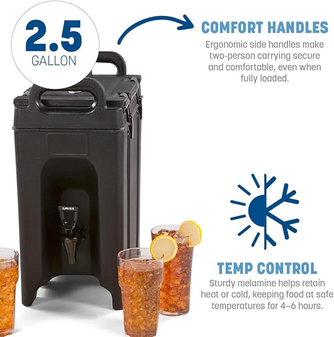Carlisle FoodService Products Cateraide Insulated Beverage Dispenser