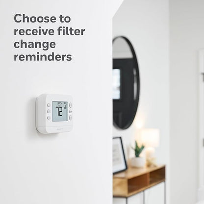 New! Honeywell Home Programmable Thermostat, Conventional/Heat Pump