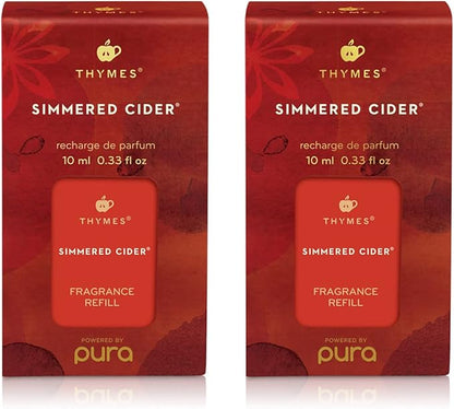 Thymes Pura Refills – 2 Pack of Oil Diffuser Scents – Long-Lasting Pura