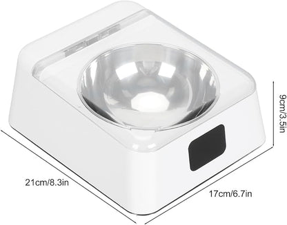 Removable Automatic Cat Feeder, Infrared Automatic Sensor Switch Cover with Transparent Lid, Proof Smart Automatic Pet Feeder for Cat, Camping, Wet Food