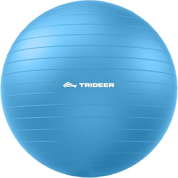 Trideer Exercise Ball for Yoga, Pilates & Fitness – Stability Ball Equipment