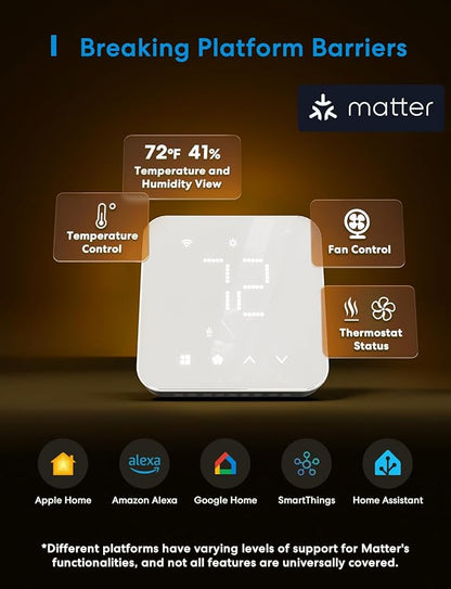 meross Smart Thermostat for Home, WiFi Thermostat Works
