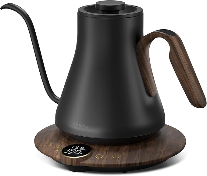 Electric Kettles, INTASTING Gooseneck Electric Kettle, ±1℉ Temperature Control
