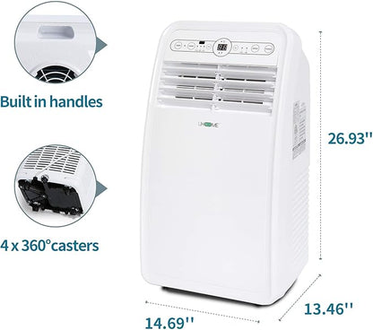 Uhome Portable Air Conditioner, 8000 BTU Compact AC Unit
