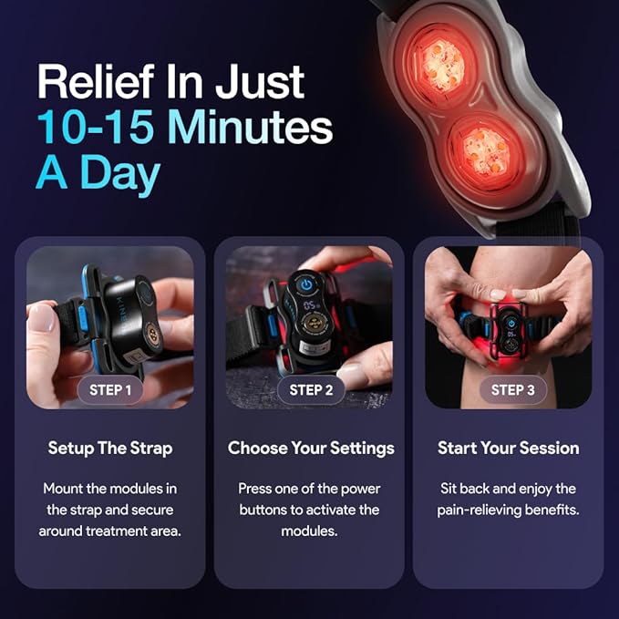 Kineon Move+ Pro Red Light Therapy Wrap – LED Light Therapy