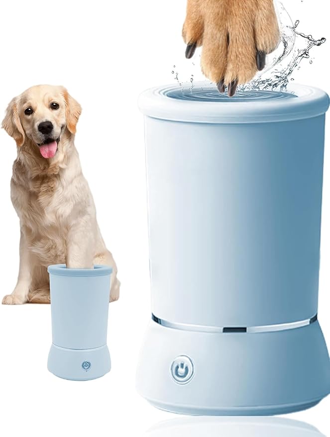 Automatic Dog Paw Cleaner for Dogs，Electric Dog Foot Paw Washer Cup and