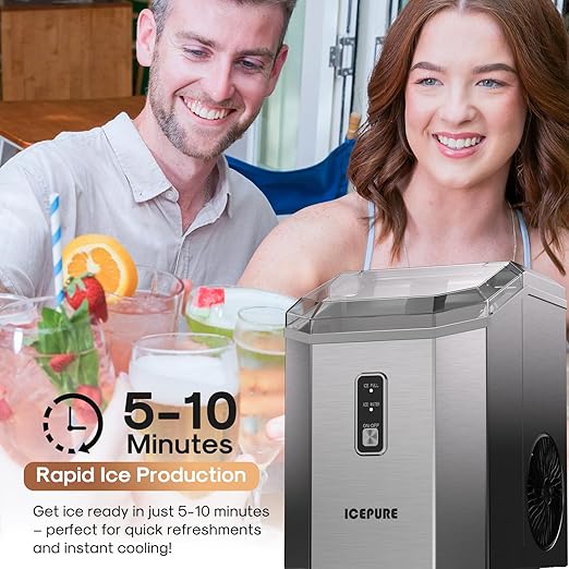 ICEPURE Nugget Ice Makers Countertop