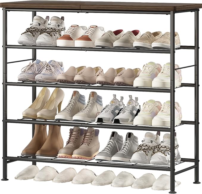 SUOERNUO Shoe Rack Organizer 5 Tier
