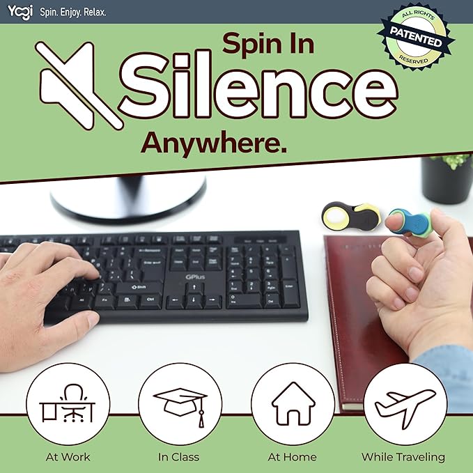 Yogi Fidget Toy – Silent Sensory Spinner