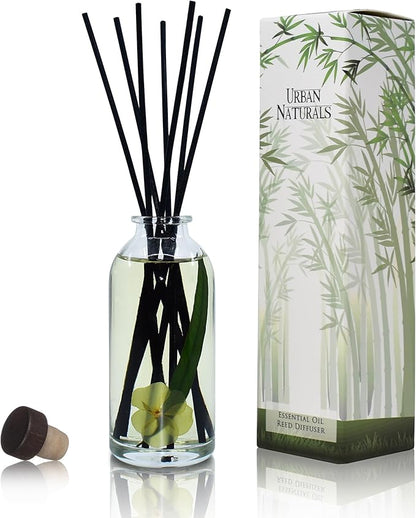 Urban Naturals Lemongrass Verbena Reed Diffuser Scented Sticks Set | Mind &