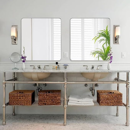 ANDY STAR Brushed Nickel Mirrors